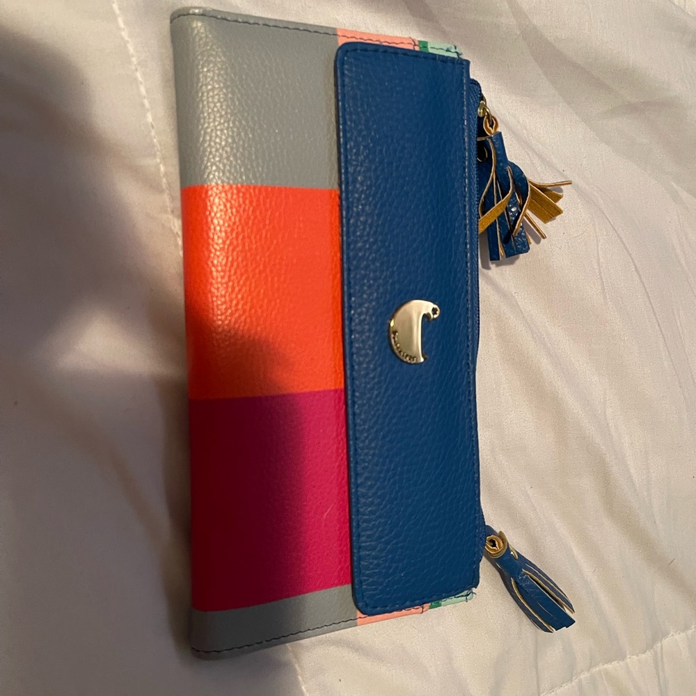 NWOT Multicolor Buxton Florence Cosmopolitan Wallet RARE
